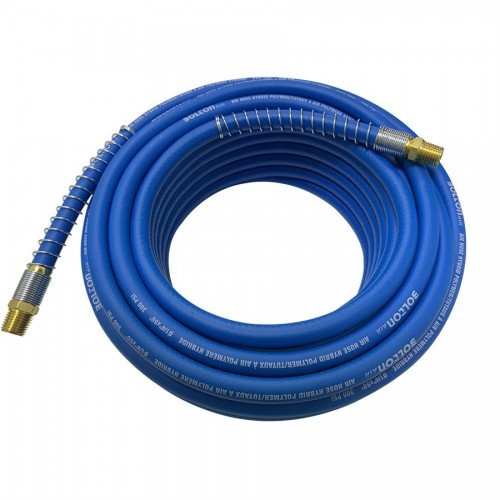 Air Hose Hybrid Polymer With Spring Bend Restrictor ¼in x 50ft