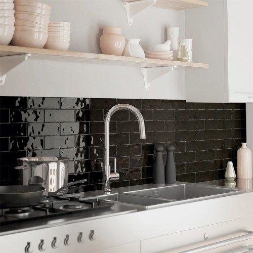 Borgo Glossy Noir Tile LQ