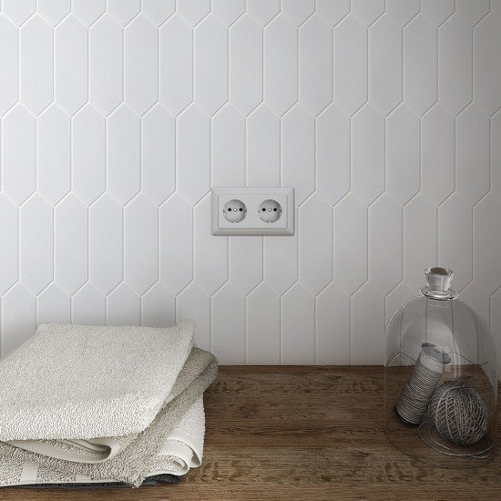 Thassos Picket Tile Thassos Picket Tile