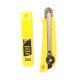 Snap-Off Utility Knife Plastic Ratchet Screw Lock With 10-Blades Snap-Off Utility Knife Plastic Ratchet Screw Lock With 10-Blades