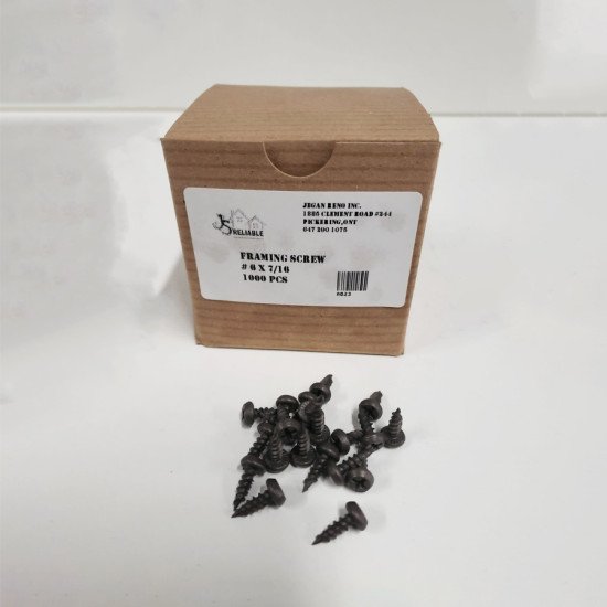 Framing Screw 6 x 7/16" - 1000 Pcs Framing Screw 6 x 7/16" - 1000 Pcs