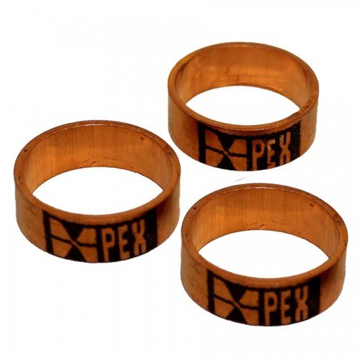 10Pk Pex Crimp Ring ¾In Copper