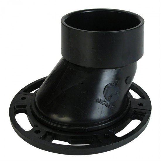 Abs Floor Flange Offset 4" x 3" Abs Floor Flange Offset 4" x 3"