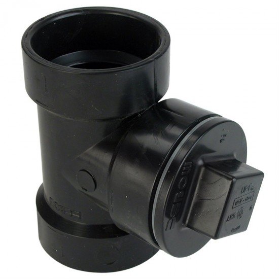 Abs Line Cleanout With Plug 4in Abs Line Cleanout With Plug 4in