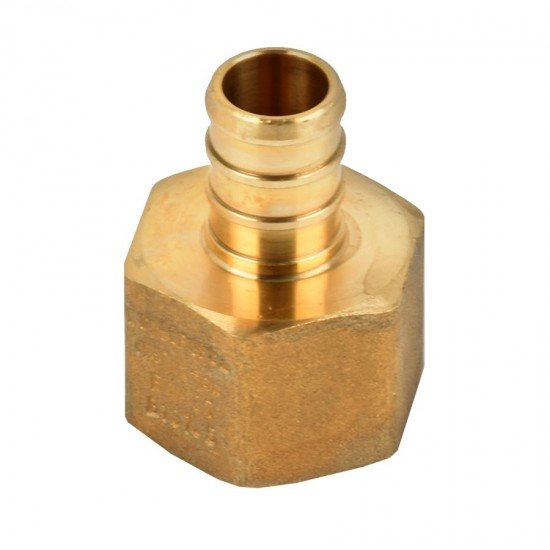 Brass PEX Adapter ½in Barb x ½in FPT Brass PEX Adapter ½in Barb x ½in FPT
