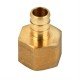 Brass PEX Adapter ½in Barb x ½in FPT Brass PEX Adapter ½in Barb x ½in FPT
