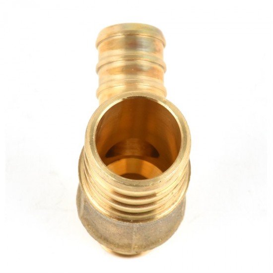 Brass Pex Tee ¾in Barb x ½in Barb x ½in Barb Brass Pex Tee ¾in Barb x ½in Barb x ½in Barb