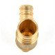Brass Pex Tee ¾in Barb x ½in Barb x ½in Barb Brass Pex Tee ¾in Barb x ½in Barb x ½in Barb