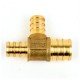 Brass Pex Tee ¾in Barb x ½in Barb x ½in Barb Brass Pex Tee ¾in Barb x ½in Barb x ½in Barb