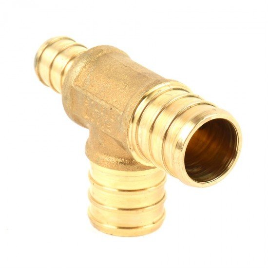 Brass Pex Tee ¾in Barb x ½in Barb x ¾in Barb Brass Pex Tee ¾in Barb x ½in Barb x ¾in Barb