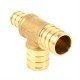 Brass Pex Tee ¾in Barb x ½in Barb x ¾in Barb Brass Pex Tee ¾in Barb x ½in Barb x ¾in Barb