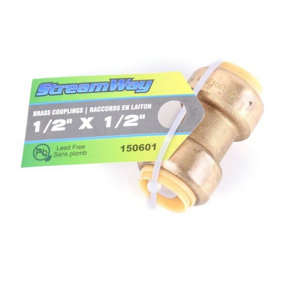 Coupling ½in x ½in Lead Free Coupling ½in x ½in Lead Free