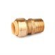 MNPT Straight Lead Free Push Coupling ½in x ½in MNPT Straight Lead Free Push Coupling ½in x ½in