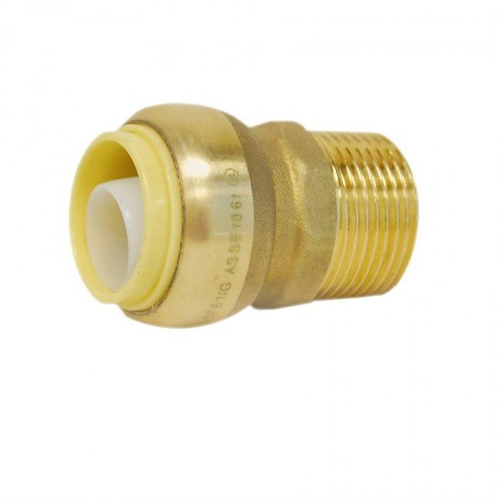 Male Connector ¾in x ¾in MNPT Straight Lead Free Male Connector ¾in x ¾in MNPT Straight Lead Free