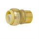 Male Connector ¾in x ¾in MNPT Straight Lead Free Male Connector ¾in x ¾in MNPT Straight Lead Free