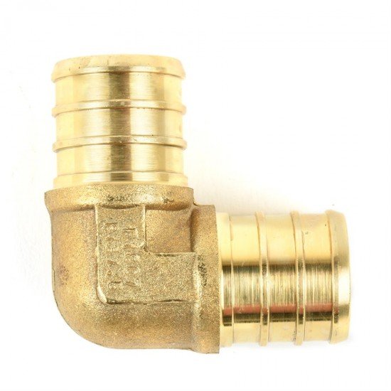 Pex Brass 90 Elbow ¾in Barb x ¾in Barb Pex Brass 90 Elbow ¾in Barb x ¾in Barb