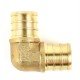 Pex Brass 90 Elbow ¾in Barb x ¾in Barb Pex Brass 90 Elbow ¾in Barb x ¾in Barb