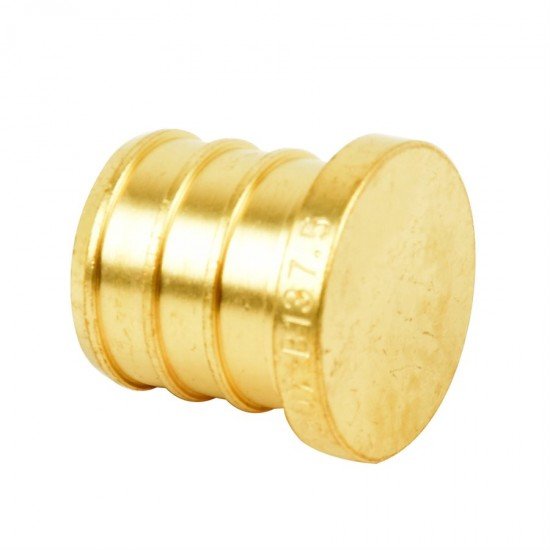 Pex Brass Plug ¾in Barb