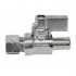 Pex Quarter Turn Straight Stop Valve ½in pex x 3/8in od