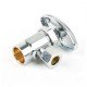 Sweat Multi Turn Angle Stop Valve ½in Copper x 3/8in Od Sweat Multi Turn Angle Stop Valve ½in Copper x 3/8in Od