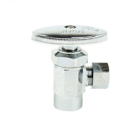 Sweat Multi Turn Angle Stop Valve ½in Copper x 3/8in Od Sweat Multi Turn Angle Stop Valve ½in Copper x 3/8in Od