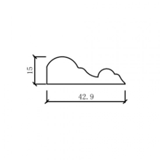Colonial panel mold 1 3/4″   S-02
